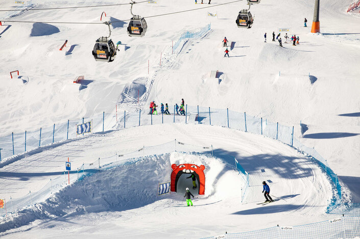 Funslope im Skicircus Saalbach Hinterglemm Leogang Fieberbrunn | © saalbach.com, Patrick Steiner